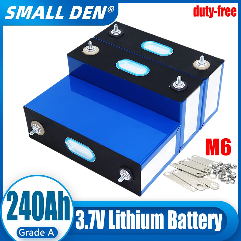 

3.7v 240ah 4-32pcs New original Lithium Battery 3C High Power Large Capacity DIY 12V 24V 48V Electric Vehicle RV Inverter Solar