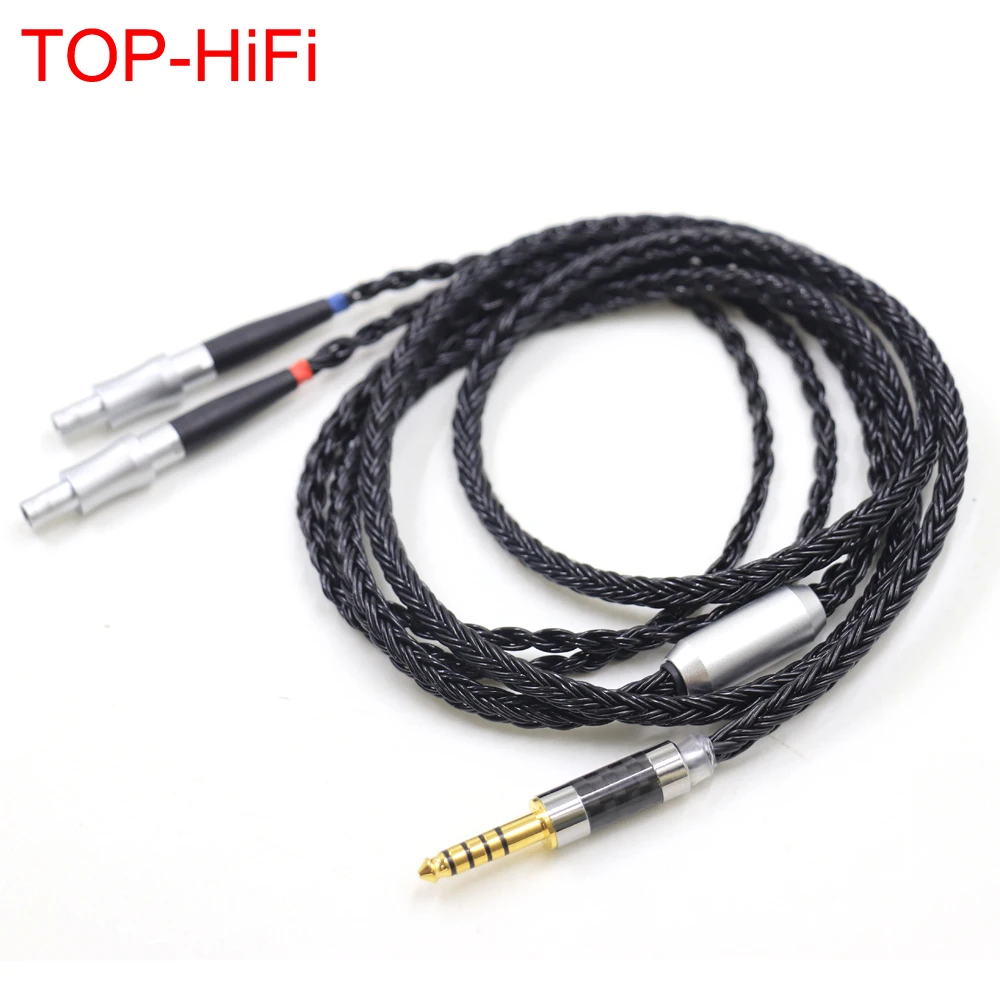 

High Quality 16 Core 99% 7N OCC Earphone Cable For Sennheiser HD800 HD800s HD820s HD820 Enigma Acoustics Dharma D1000 Headphone