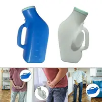 Urine Bottle Elderly Easy Grip Handle for Adults Travel Bedridden Patient Portable Plastics Mobile Urinal Toilet Aid Bottle 1