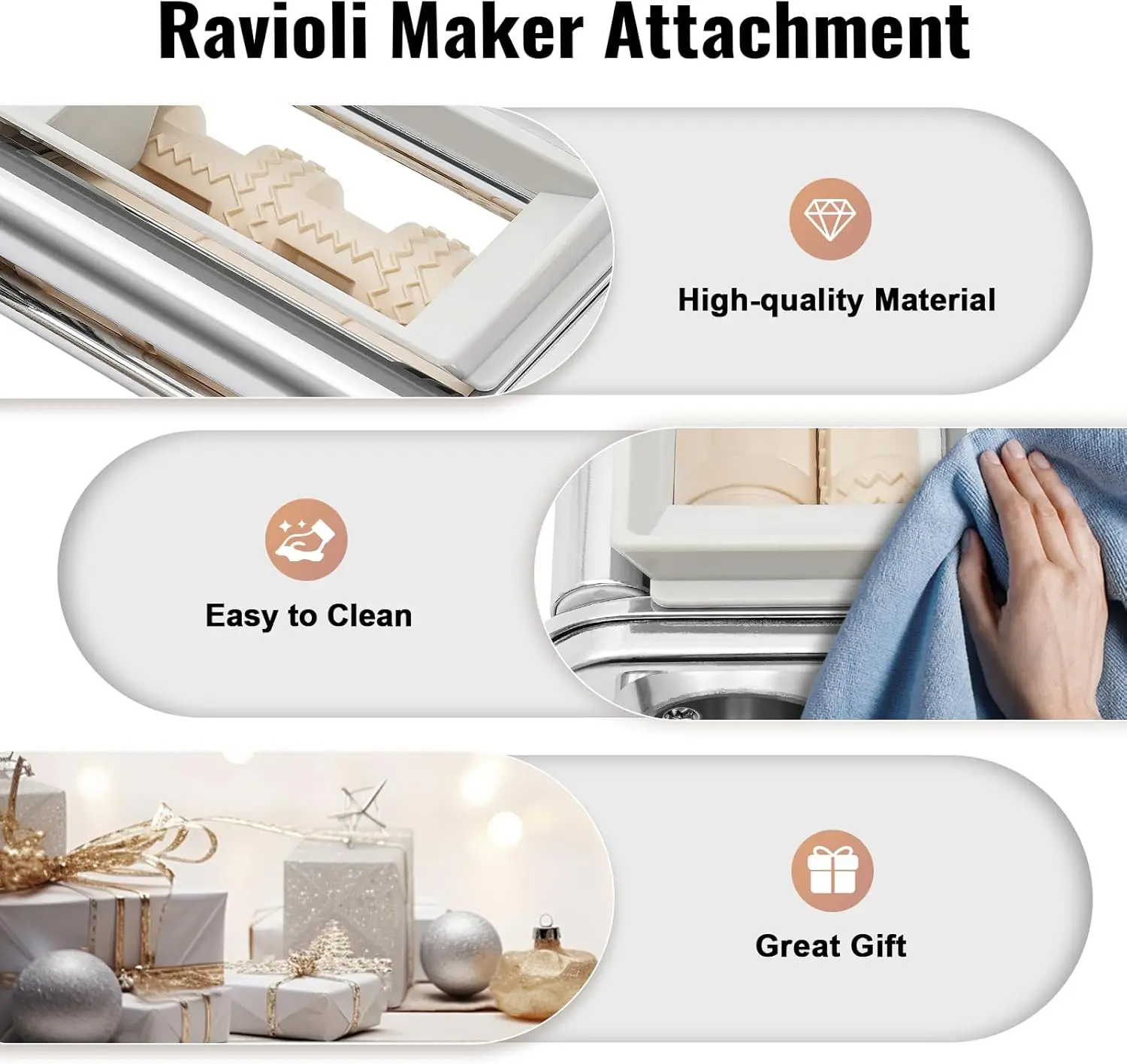 لصانع كيتشن إيد رافيولي، مرفق معكرونة لخلاط حامل ك...