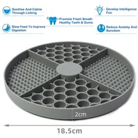 Pet Supplies Silicone Licking Mat Cat Slow Feeder With Suction Cup Slow Feeding Pad Dog Licking Pad Anxiety-relieving Utensils 3