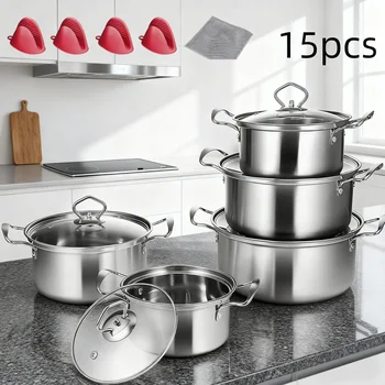 Stainless Steel Cookware Set 1