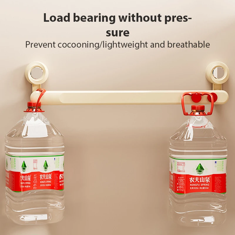 Bathroom Towel Holder White Without Drilling Bathroom Suction Cup Towel Rack Bar Perforation-Free Shoe Rack Storage