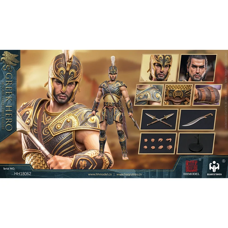 

Фигурка Греческого бога войны HH18062, масштаб 1/6, экшн-фигурка Императорского легиона, мужской солдат, 12 дюймов, кукла, полный набор игрушек