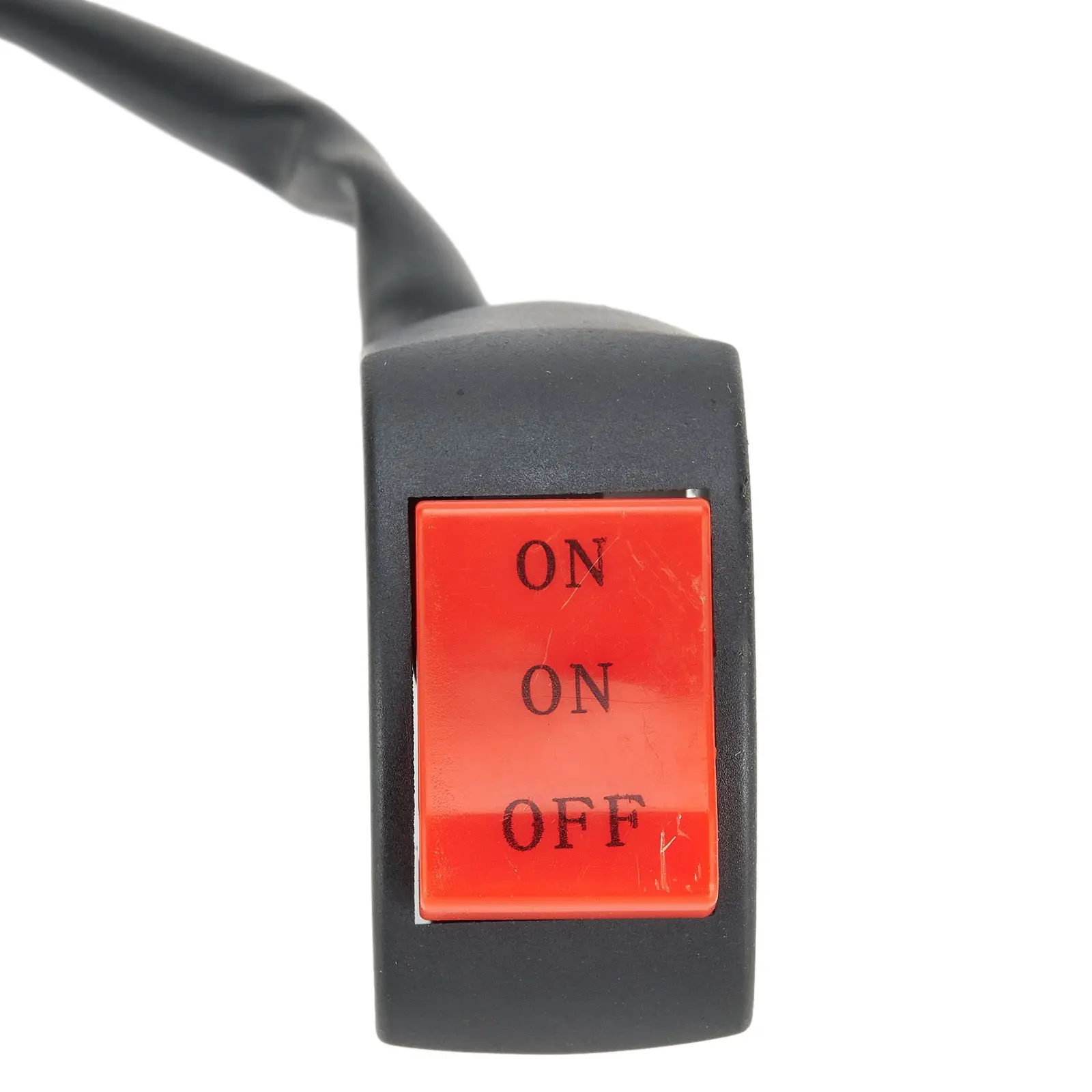 Handlebar Switch ON/OFF Switch 2-25cm/ 7/8\ About 52cm/20.5\ DC12V/10A Plastic Universal Motorcycle Brand New 1pcs universal motorcycle handlebar flameout switch on off button for moto motor atv bike dc12v 10a black moto switch