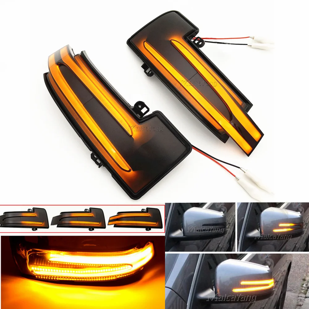 

Dynamic Turn Signal Light LED Mirror Indicator Blinker Sequential Lamp For Mercedes-Benz G R-Class GLS W463 X164 X166 W166 W251