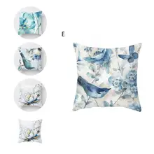 

Practical Pillow Sham Anti-shrink Lightweight Colorful Easy Care Cushion Throw Cover Pillowcase Cushion Cover