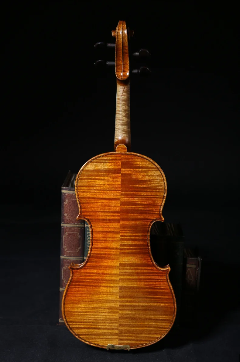 High-end handmade Italian vintage oily varnish 4/4 Violin Antonio Stradivari 1716 violino brazilian bow with Box