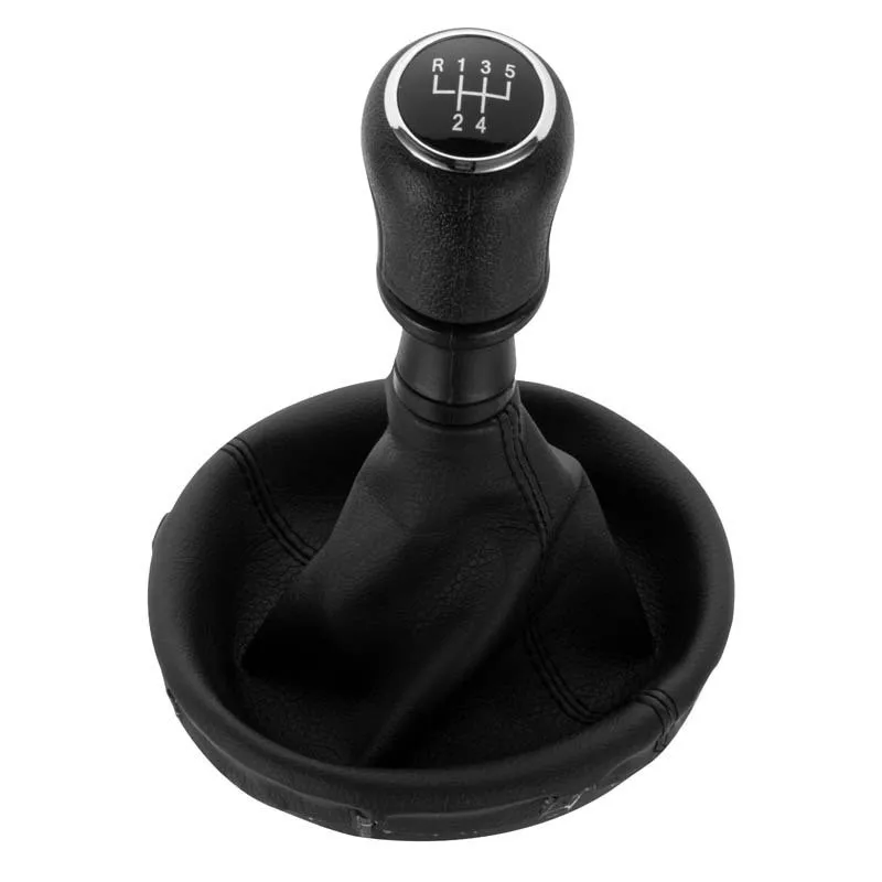 Premium 6-Speed Gear Shift Knob with Leather Boot