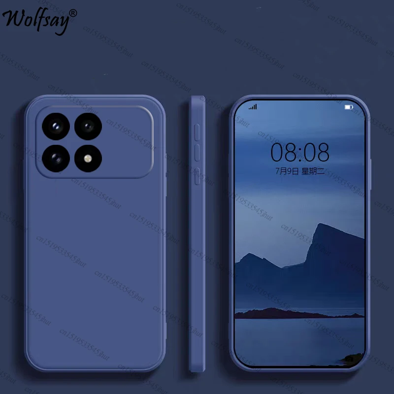 Shockproof Soft Liquid Silicone Back Case - Original Cover