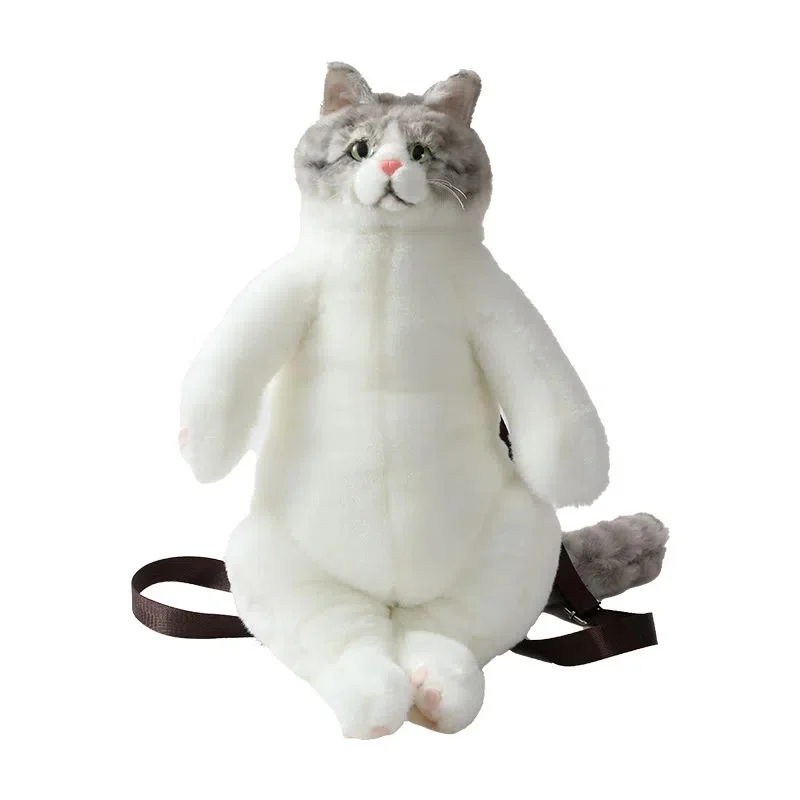 

Handmade Simulation Cat Bag Personality Creative Cat backpack Doll Toy Kitten Cat Plush Toy Cat Dropshipping