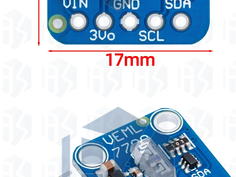 VEML7700 Umgebungslichtsensormodul 120k Lux Lichtmesssensorplatine 3,3V 5V I2C IIC-Schnittstelle für Arduino Raspberry Pi – Detail 8