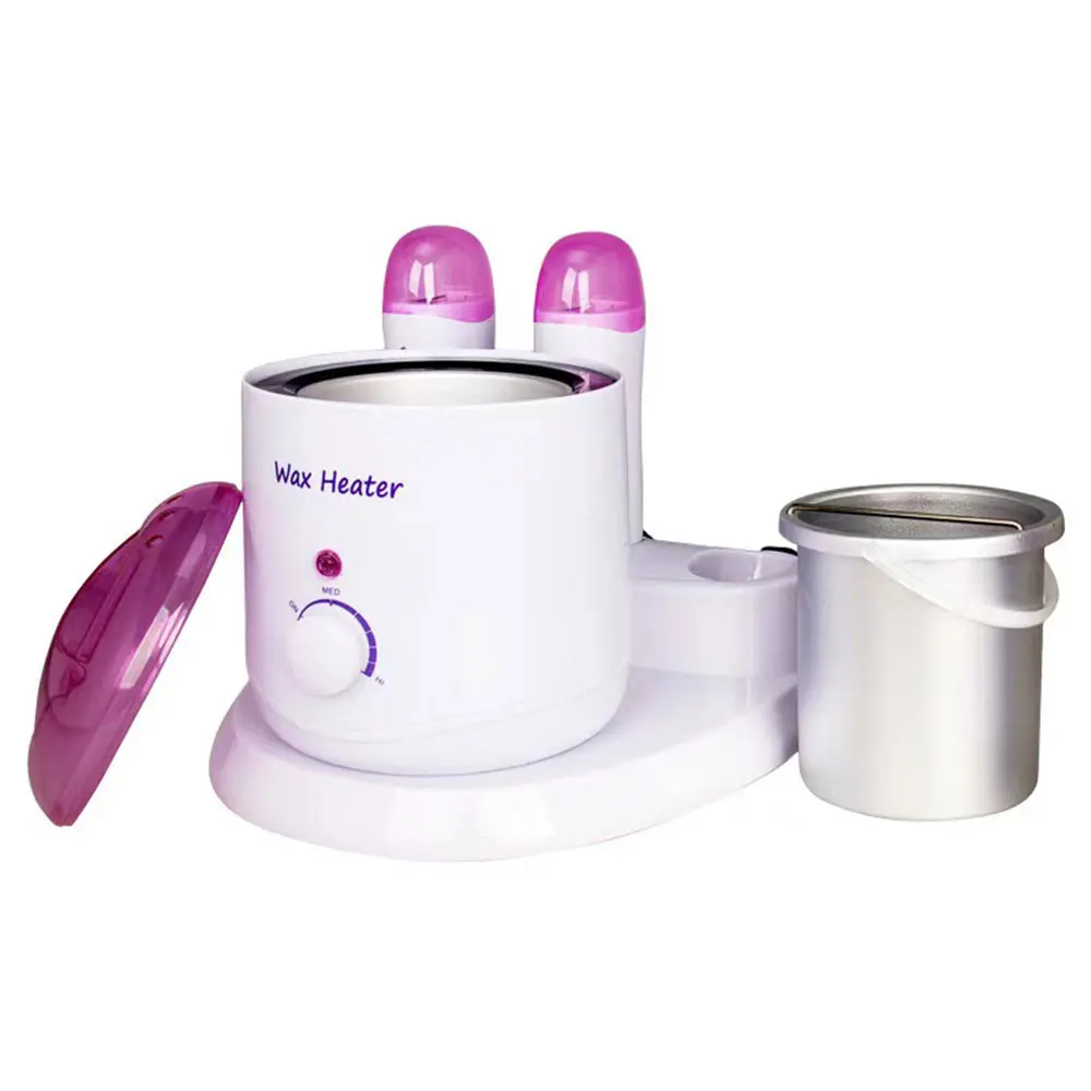 Professional Wax Cartridge Heater Waxing Roller Melt Pot Paraffin Depilatory Hair Removal Waxing Beans Cook Machine Wax Warmer 2