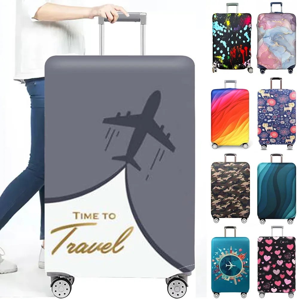 Luggage Protective Cover 18-32 Inch Stretch Fabric Luggage Protective Covers Dust Cover Anti-Scratch Suitcase Covers luggage cover