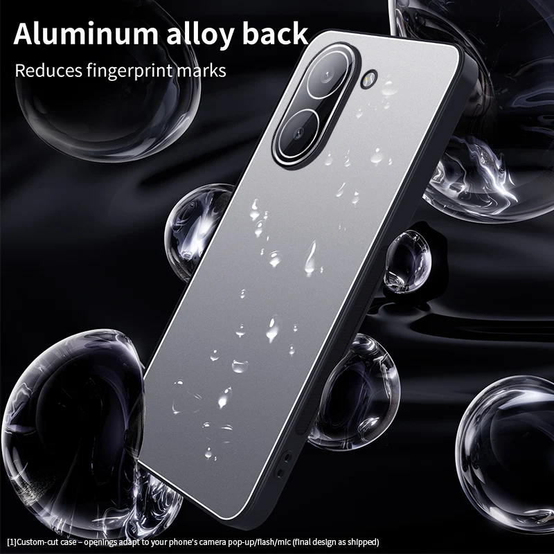 Shockproof & Drop-Resistant Phone Case with Integrated Lens Protector, Durable PC + TPU Material