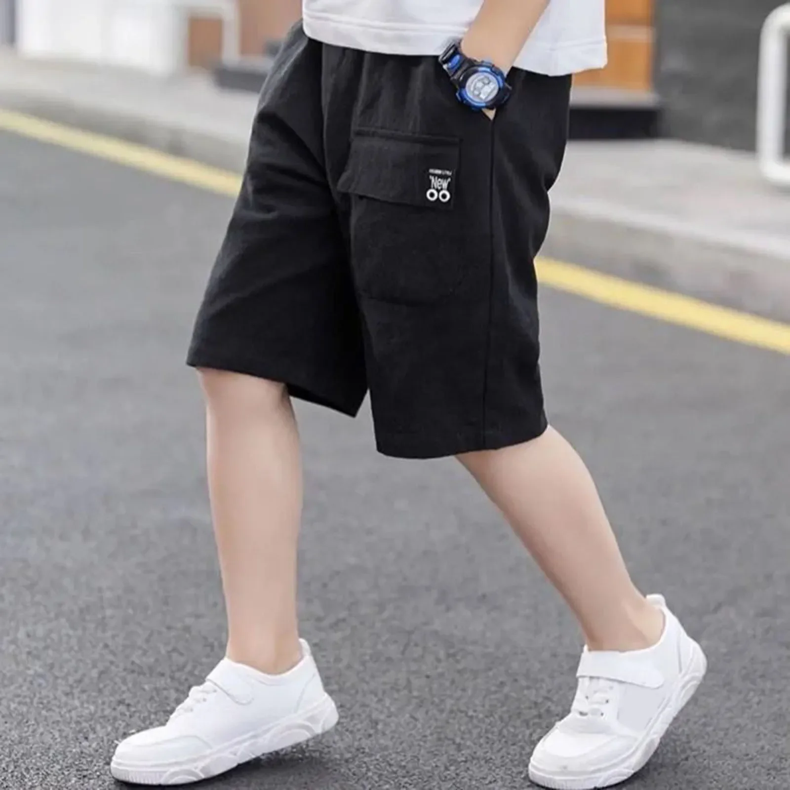 Boys’ Cotton Pocket Shorts 2