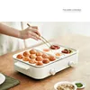 220V Electric Multifunction Cooking Pan Household Electric Hot Pot Split Type Barbecue Meat Electric Boiling Pot Multi Cooker 2