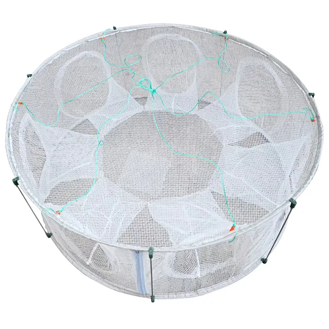 Automatic Folded Fishing Net,Crab Net Fish Net,Casting Cage Crab Net,Foldable Fishing Mesh Trap for,Minnows,Lobster,Crawfish etc 2