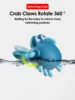 2Pcs Baby Toys Bathing Cartoon Animal Crab Swimming Pool Water Play Game Chain Clockwork Bath Toys For Children 5