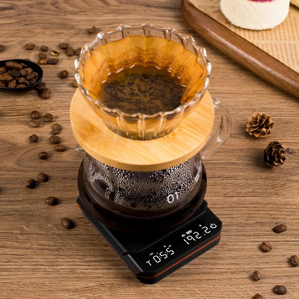 Portable Smart Coffee Scale with Timer Precision