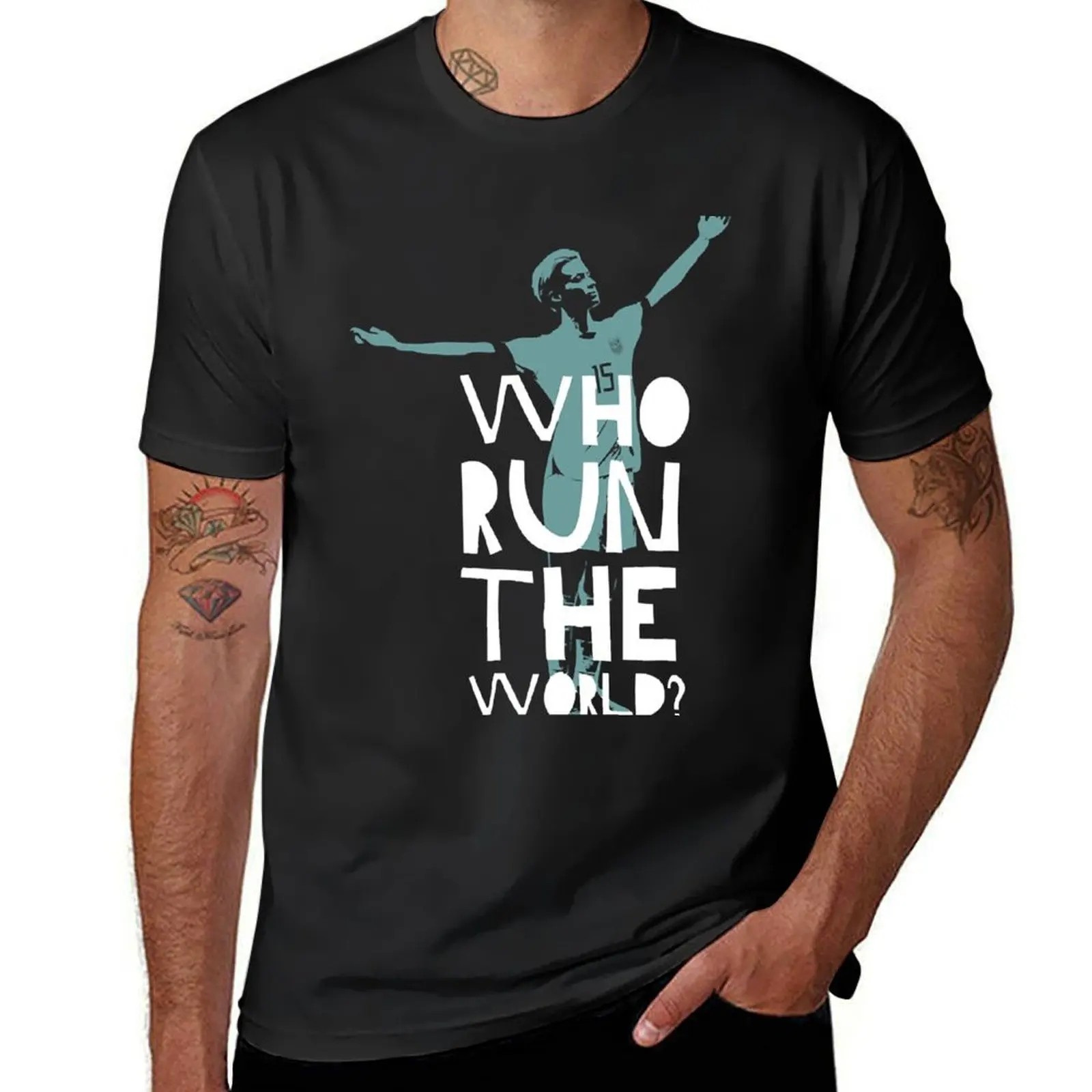 Футболка Megan Rapinoe, индивидуальный дизайн, собственные футболки, быстросохнущая мужская одежда с принтом животных для мальчиков