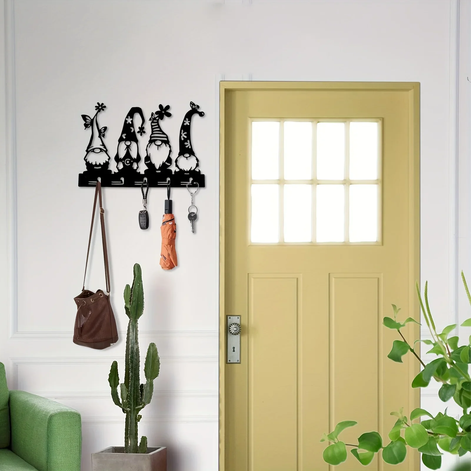 

Настенные крючки для ключей, 1 шт., настенная подвесная стойка, эстетическое украшение комнаты, домашний декор, кухонные аксессуары, декор для ванной комнаты и спальни
