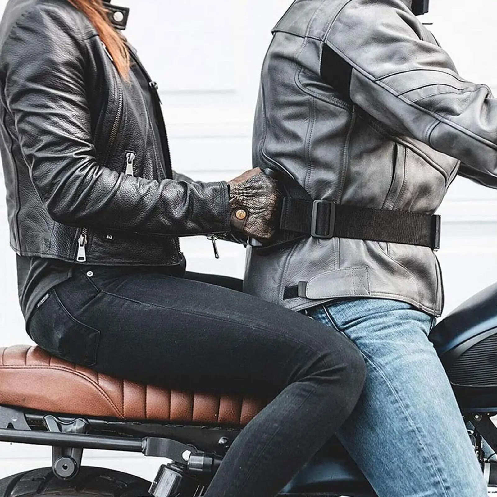 Motorcycle Safety Belt Rear Seat Passenger Grip Motorcycle Passenger