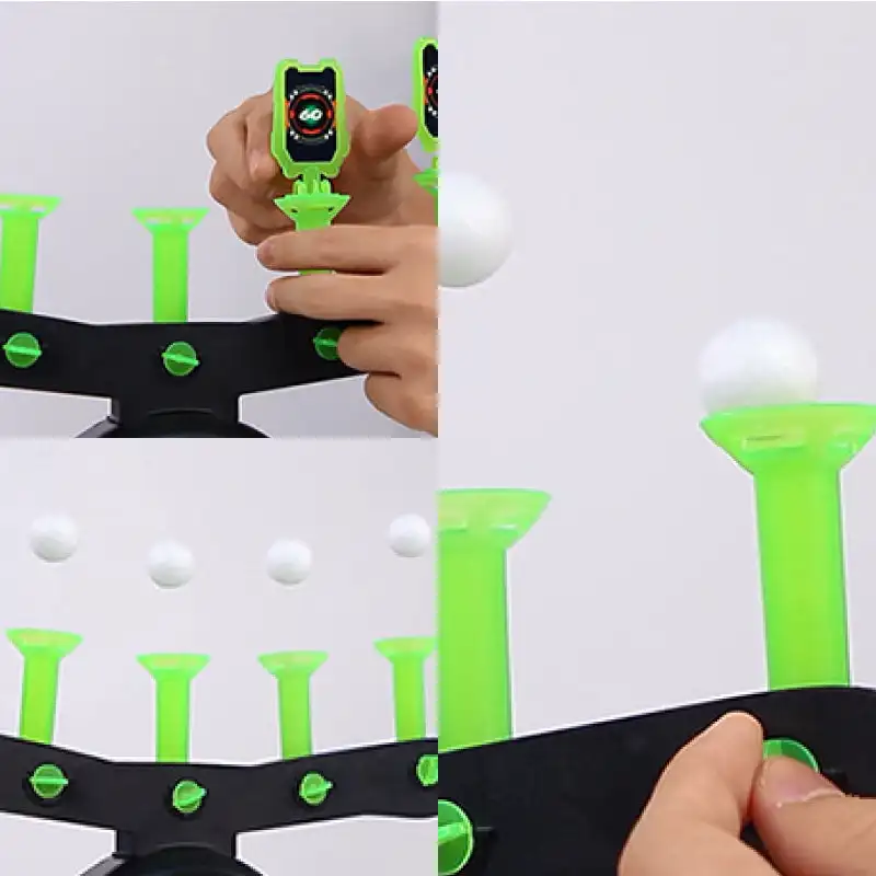 Glow-in-the-Dark Shooting Target Practice Kids Shooting Toy Gun Set Electric Hovering Target Toy Set Gift Choice