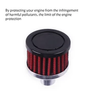 Couvercle d'évent de carter portable pour moto, filtre à air de voiture, débit élevé, mini livre de reniflard professionnelle, automobile 4
