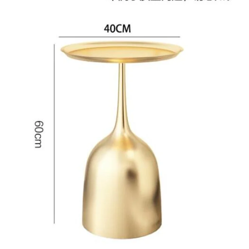 Мужской простой креативный Маленький журнальный столик, круглый столик для гостиной, боковой столик, прикроватный мраморный угловой стол, золотистый