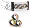 3pcs Finger Magnetic Rings Colorful Fidget Toy Set Adult Magnets Spinner Rings for Relieve Stress Anxiety Relief Therapy 1