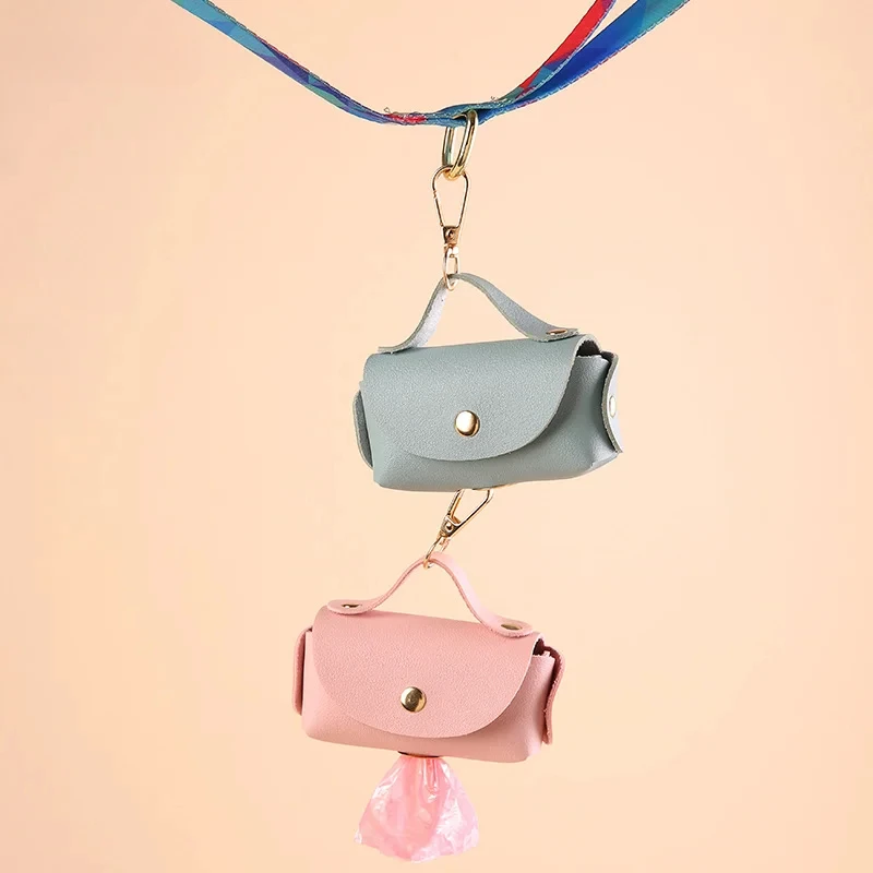 Leather Dog Poop Bag Holder 3