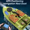 99GPS Smart Cruise Sonar Fish Finder High Speed RC Fishing Boat 4Hopper 600M 3KG Waterproof Lighting Remote Control RC Bait Boat 4