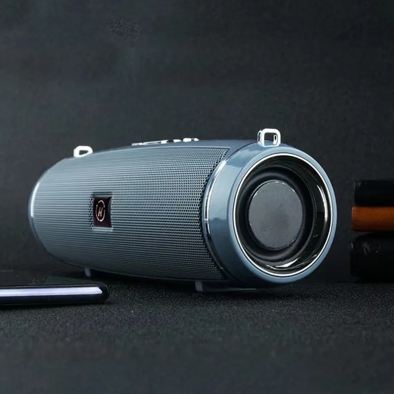 

Portable Bluetooth Speaker Mini IPX7 Waterproof Outdoor HIFI Pillar Speaker Subwoofer Stereo Speaker FM Radio TF Boom Box Small