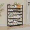 Multi Layer Shoe Rack Living Room Entrance Shoes Cabinet Non-woven Fabric Storage Shelf Floor Standing Dormitory Shoe Cabinet 2