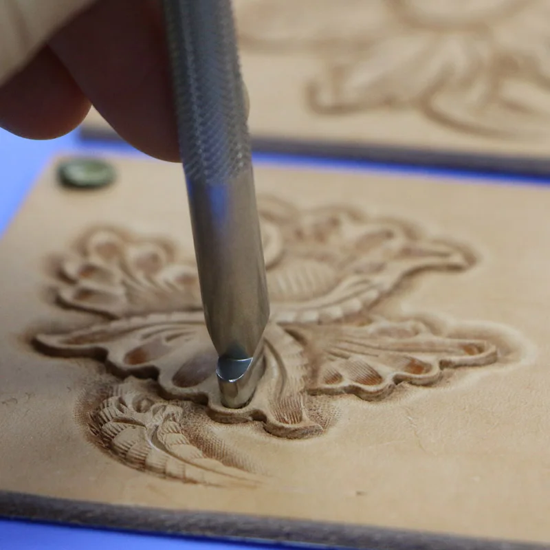 Leather Work Stamping Tool Vertical Fingerprint Pattern P051 Stamps Leather Carving Stamping Stamps Tool Zhongjiang number letter stamp set leather craft stamps leather letter punch alphabet number stamp set