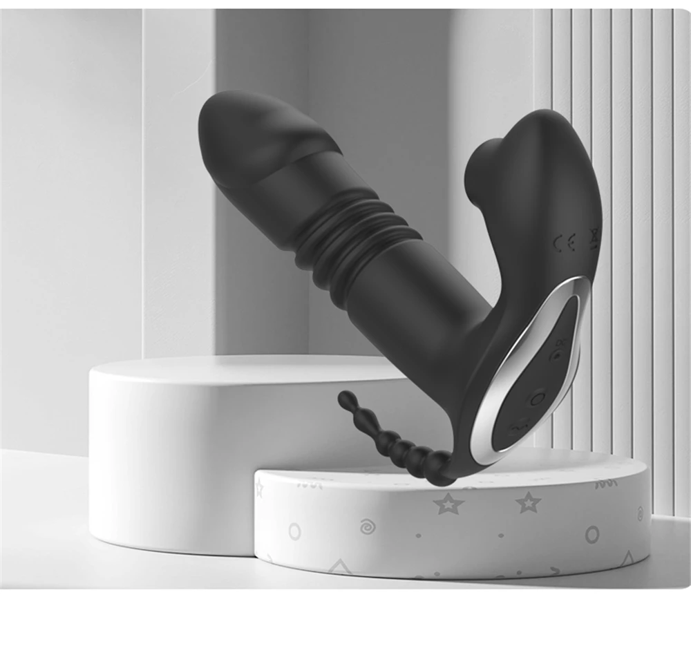 Silicone Sucking Vibrator Telescopic Oral Clitoris Stimulator_voghion.com