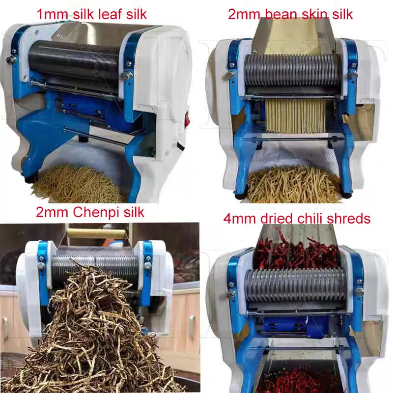Description Picture 6 of itemCommercial Dried Chili Shredder 0.75-6MM Electric Tobacco Cutting Machine Small Food Shredder Processing 110V 220V