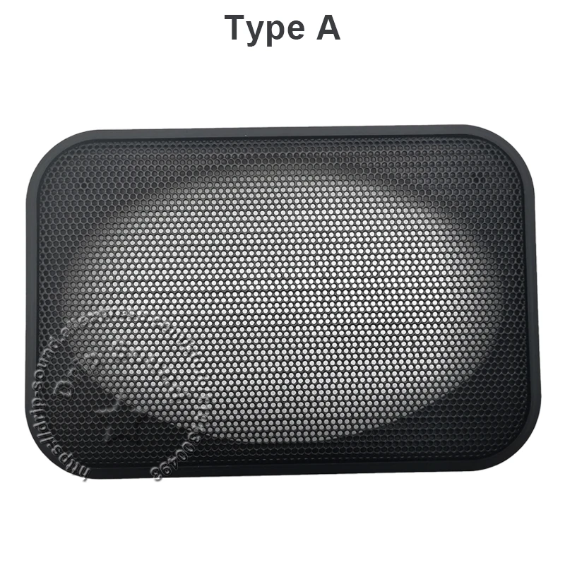 스피커 먼지 그릴 커버 ABS 장식 원형 금속 메쉬 4x6 인치 자동차 홈 오디오 스피커 보호 162x111mm/162x112mm