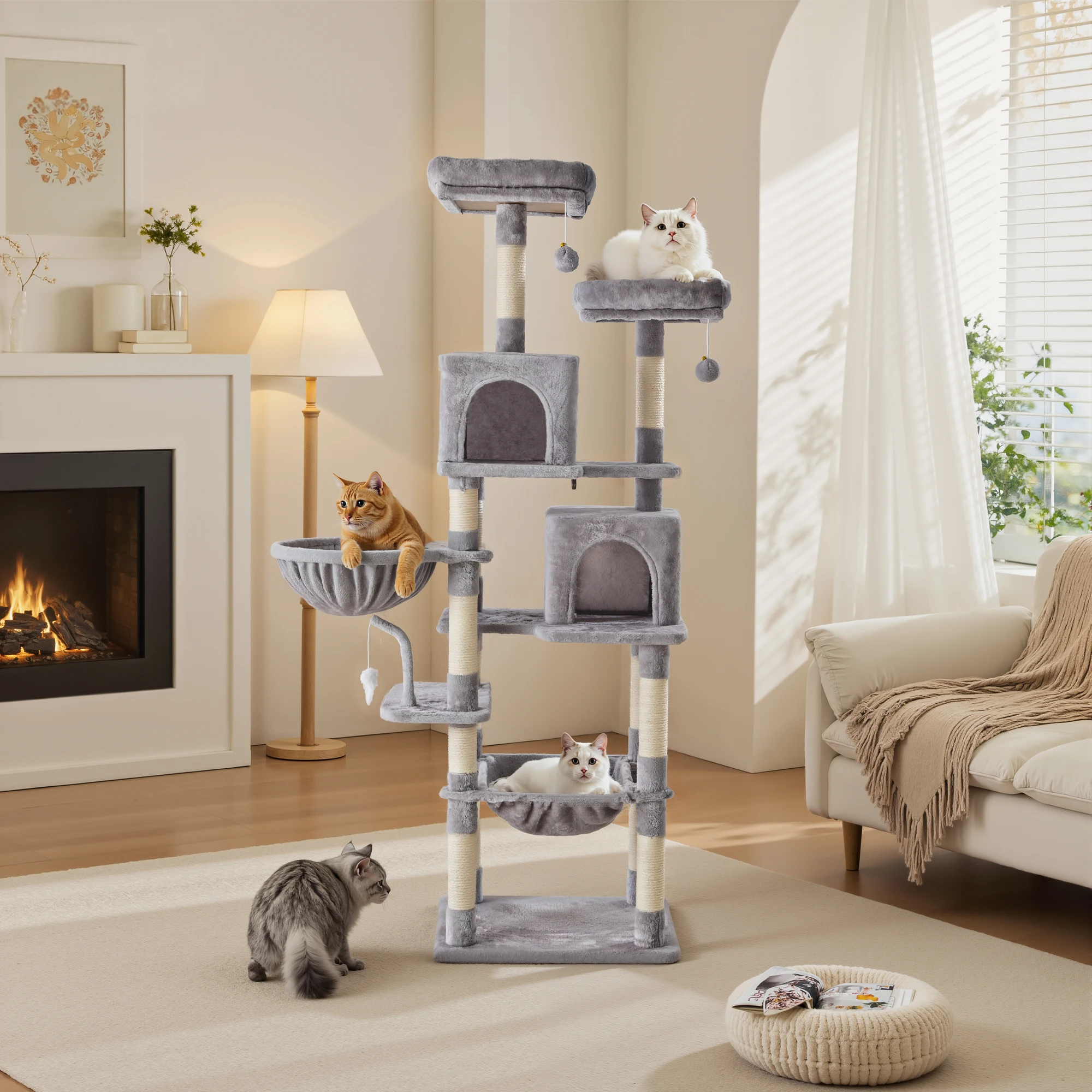 cat condo and platforms