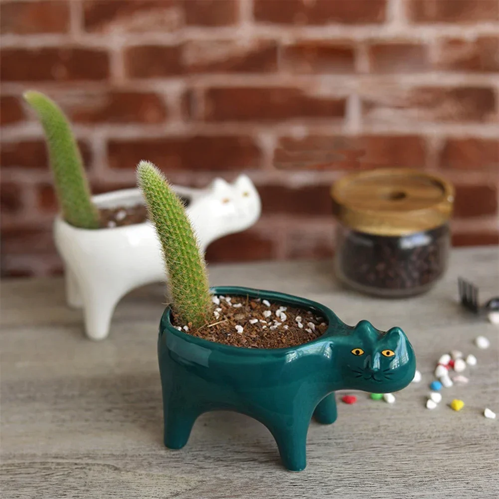 Cat Shape Garden Pots 2