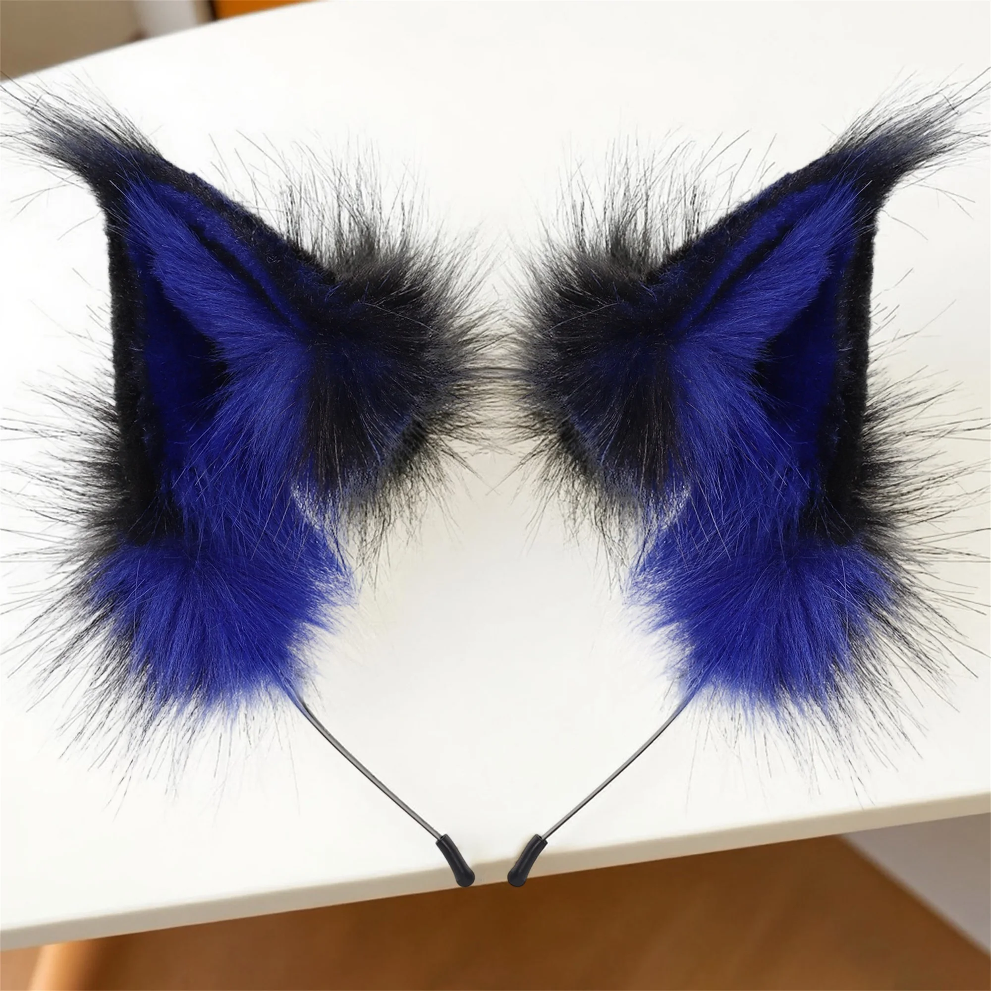 Cute Cat Ear Hair Band Faux Fur Animal Headband for Cosplay & Halloween