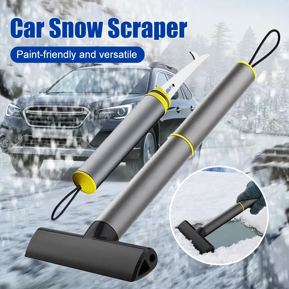 

Car Ice Scraper Windshield Ice Breaker Snow Scraper Remover Glass Cleaning Squeegee Winter Snow Brush Shovel with Stone Remover