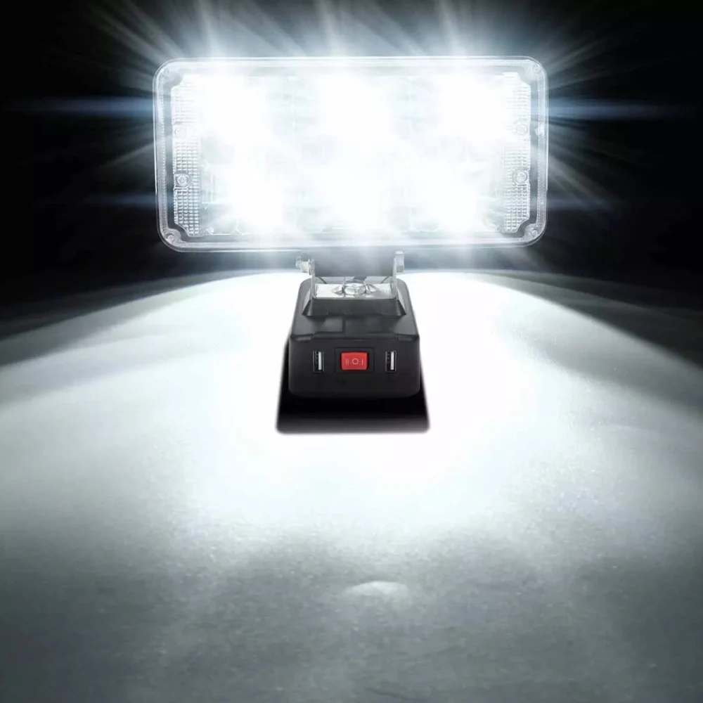 LED Work Light Flashlight Electric Torch Spotlight for Makita 18V Li-ion Battery - 3