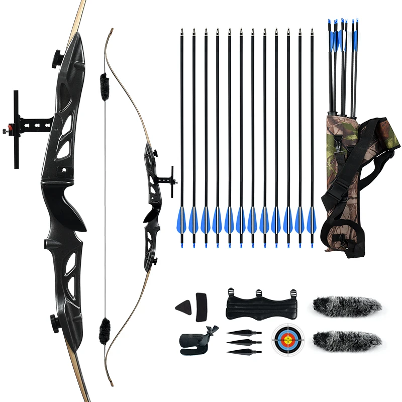 

68'' ILF Recurve Bow Adult Archery Longbow for Competitive events Professional Competitive Bow Takedown 38lbs Aluminum CNC Riser