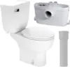 Saniaccess 3 + Toilet Bowl Elongated + Toilet Tank Bundle - Residential - WhiteMAKES MAINTENANCE A BREEZE 1