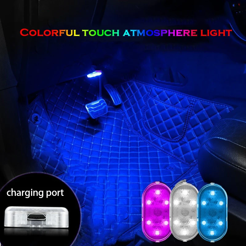 

Car Interior Lights Indoor Car Lighting Ceiling Lamp Night Touch Light Hand Reading Light Car Roof Magnets Reading Lamp