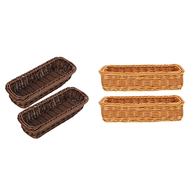 

Woven Baskets 2Pcs Small Woven Storage Basket For Tabletop Organizing Silverware Cutlery Jar Holder Woven Basket