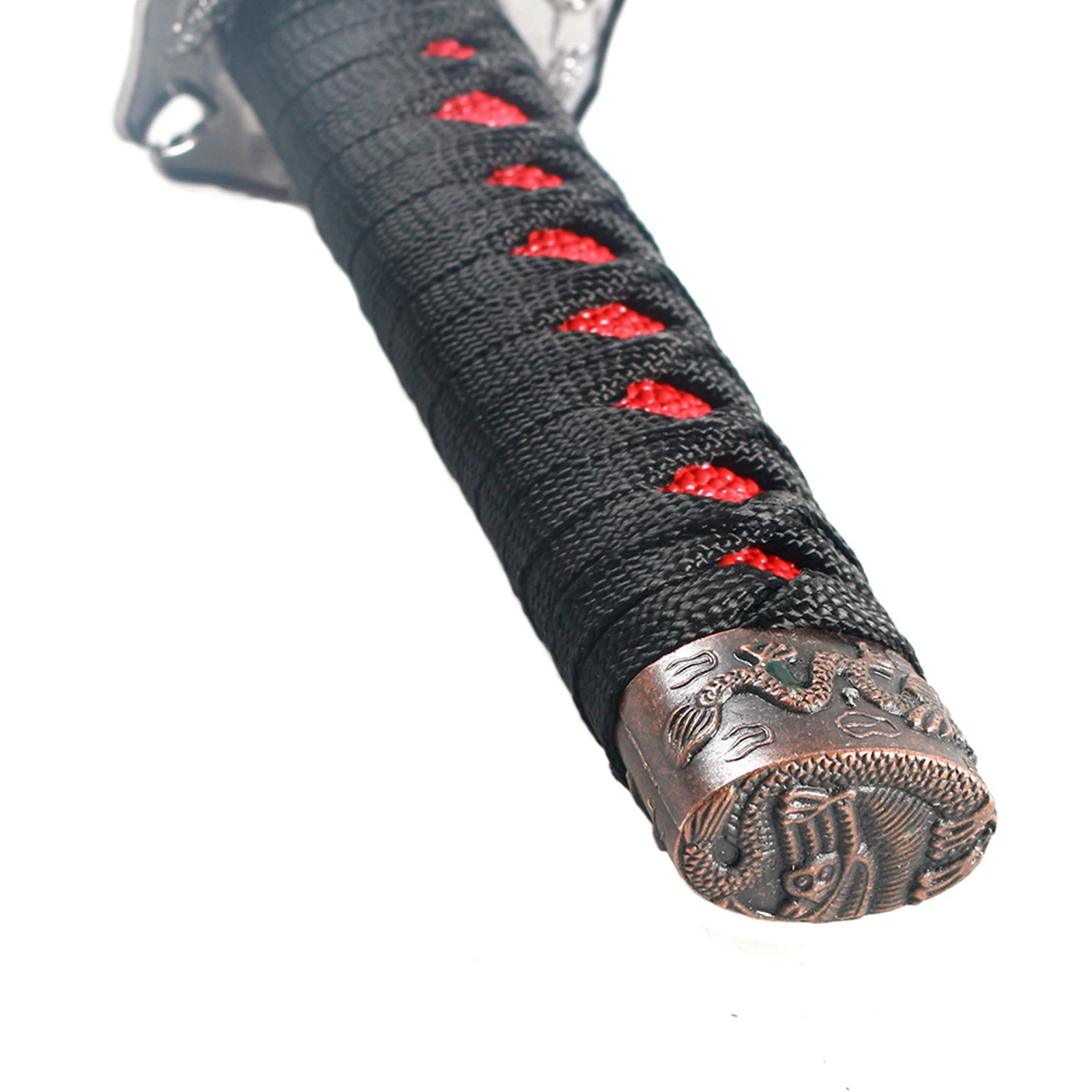 Samurai Schwert Schaltknauf Schalthebel Katana Metall schwarz & rot Schalt  getriebe Schalthebel Universal 15cm
