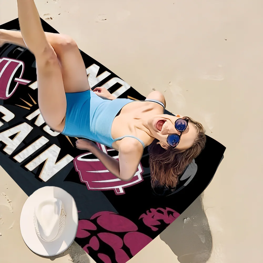 No Pain No Gain GYM Beach Towels Shower Towel Sauna Travel Spa Microfiber Quick Dry Gym Accessories Cute Room Decor 3